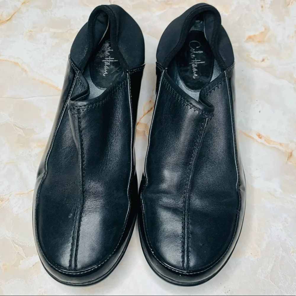 COLE HAAN with NIKE Shoes G SERIES COLLABORATION Black leather slip on 5